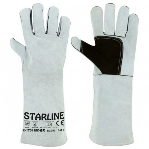 STARLINE E-170418C-GR KAYNAK ELDİVENİ GRİ